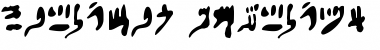 Hieratic Numerals Regular Font