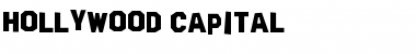 Hollywood Capital Regular Font
