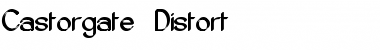 Castorgate - Distort Font