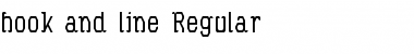 hook and line Regular Font