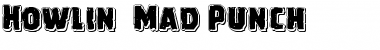 Howlin' Mad Punch Font