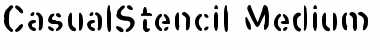 CasualStencil Regular Font