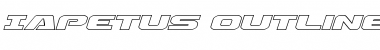 Iapetus Outline Italic Font