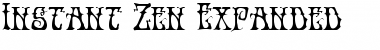 Instant Zen Expanded Expanded Font