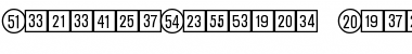 CatalogNumbers Font