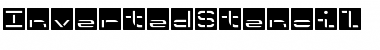InvertedStencil Font
