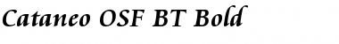 Cataneo OSF BT Bold Font