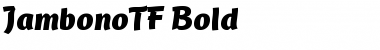 Download JambonoTF-Bold Font