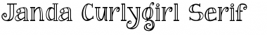 Janda Curlygirl Serif Regular Font