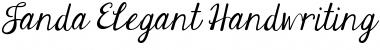 Janda Elegant Handwriting Font
