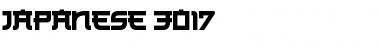 Japanese 3017 Regular Font