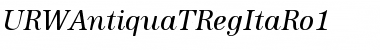 Download URWAntiquaTRegItaRo1 Font