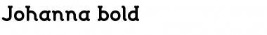 Johanna bold Font