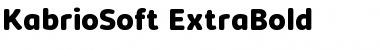 Kabrio Soft ExtraBold Font