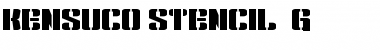Kensuco Stencil__G Regular Font