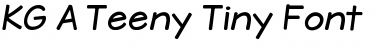 KG A Teeny Tiny Font Font