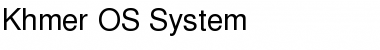 Khmer OS System Font