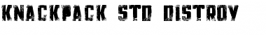 Knackpack_Std_Distroy Font