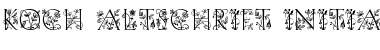 Koch Altschrift Initialen Font