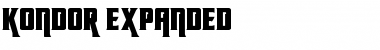 Kondor Expanded Font