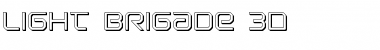 Light Brigade 3D Regular Font