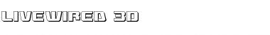 Livewired 3D Font
