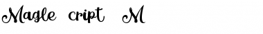 Magle Script DEMO Font