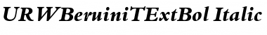 URWBeruiniTExtBol Font