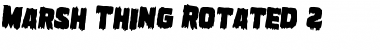 Marsh Thing Rotated 2 Regular Font