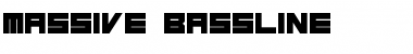 Massive Bassline Regular Font