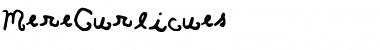 MereCurlicues Medium Font