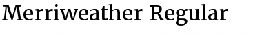 Merriweather Regular Font
