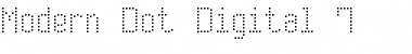 Modern Dot Digital-7 Regular Font