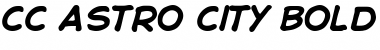 CC Astro City Bold Italic Font