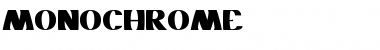 MONOCHROME Font