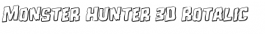 Monster Hunter 3D Rotalic Font
