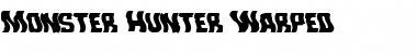 Monster Hunter Warped Font