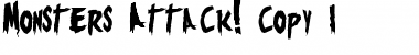 Monsters Attack! Font