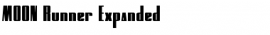 MOON Runner Expanded Font