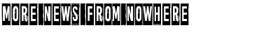 More news from nowhere Regular Font