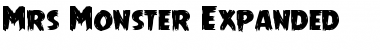 Mrs. Monster Expanded Font