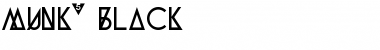 Munk5 Black Font