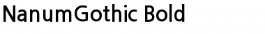 NanumGothic Bold Font