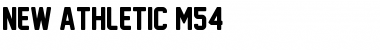 New Athletic M54 Font