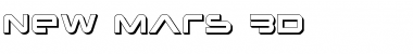 New Mars 3D Font