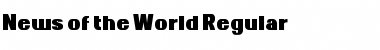 News of the World Regular Font