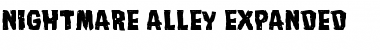 Nightmare Alley Expanded Font