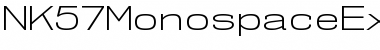 NK57 Monospace Expanded Light Font