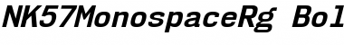 NK57 Monospace Bold Italic Font