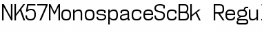 NK57 Monospace Semi-Condensed Book Font